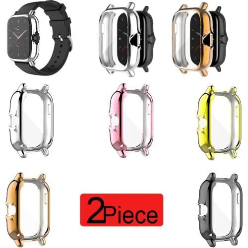 Watchband Case For Xiaomi Amazfit Bip U Pro S Bracelet Screen Protective Case Milanese Watchband For Huami Amazfit GTS 2 Mini 2e