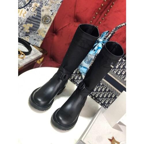 Gladiator Brand Women Boots Round-toe Buckle Strap Botas De Mujer Patchwork Flat Bottes Winter New 2021 Fashion Ladies Shoes