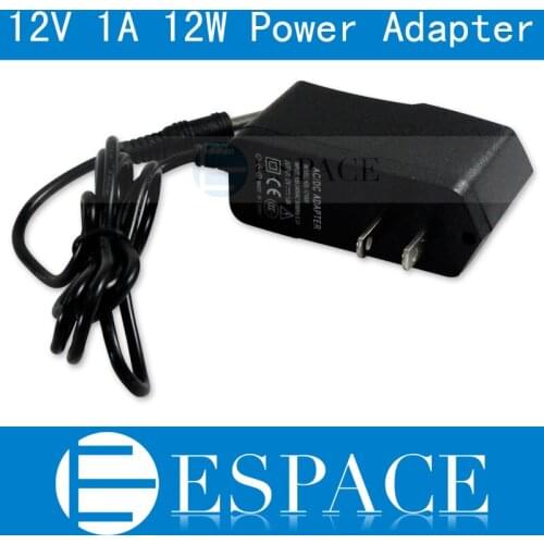 2PC High quality AC 100V-240V Converter Adapter DC 12V 1A Power Supply US/EU Plug +DC 5.5mm x 2.5mm 1000mA Free shipping