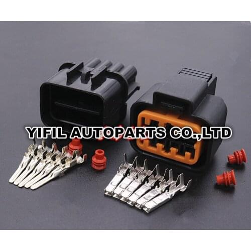 5sets/lot 8 Pin/Way Male Female KUM PB625-08027 PB621-08020 Sealed Automotive Connector Headlight Plug Socket For Audi BMW Ford