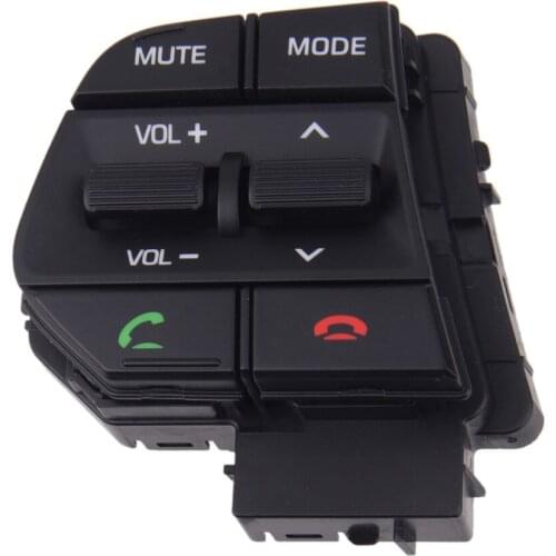 6 Pins 96700-C1030 Car Left Steering Wheel Switch Volume Control Fit for Hyundai Sonata 2015 2016 Replacement