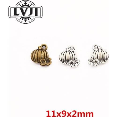 60 pcs Metal Halloween Pumpkin Charms for Jewelry Making Diy Zinc Alloy Jewelry Pendant Charms 5964