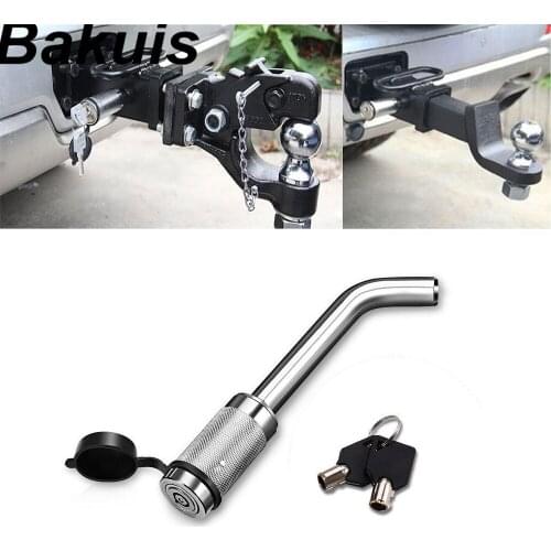 Promotion 5/8'' Car Back Trailer Locking Hitch Pin with Double Keys Rubber Cap Waterproof Lock Kit for Trailer