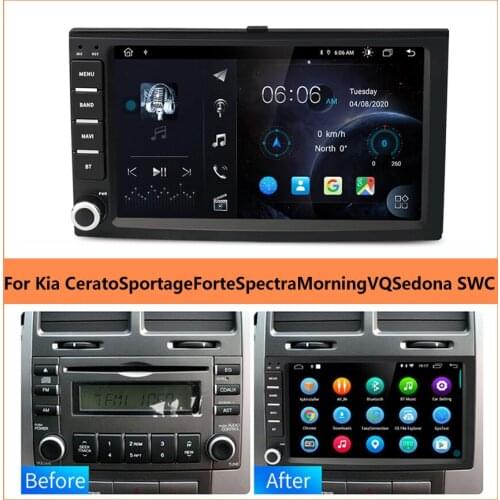 128gb Rom Car Audio Radio Stereo GPS For Kia Cerato Sportage Forte Spectra Morning VQ Sedona Android 10 Autoradio Multimedia