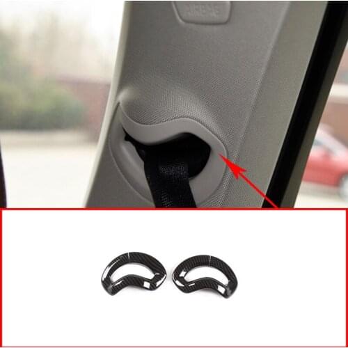 Car Accessories ABS Plated Seat Belt Trim For BMW X5 G05 2019-2020 Seat Belt Decorative Cover Interior accessories