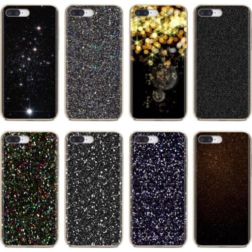 Black Glitter sparkles For Samsung Galaxy A3 A5 A7 A9 A8 Star Lite A6 Plus 2018 2015 2016 2017 Soft TPU Rubber Silicon Cover