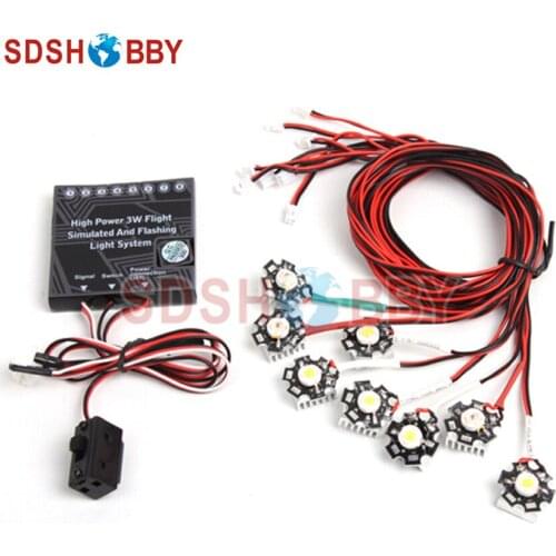 G.T.Power 3W 200mA High Power Flight Simulated and Flashing Light System