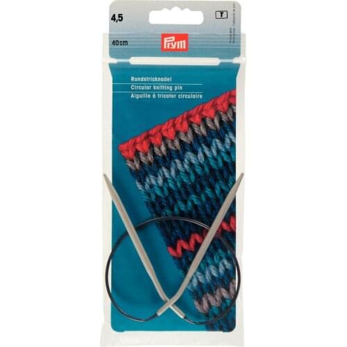 Germany Prym aluminum,ring,knitting needle,ring needle 4.5mm 211275/211277/211279,circular knitting pin, Patchwork, weaving tool