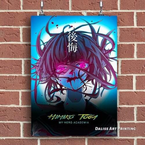 Canvas Anime My Hero Academia Himiko Pictures Home Decoration Paintings Poster HD Prints Wall Art Modular Living Room Framed