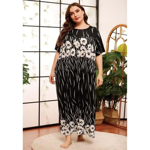 Kaftan Abaya Muslim Hijab Dress Women Print Vintage Long Maxi Dresses Dubai Caftan Turkey Robe Loose Plus Size Islamic Clothing