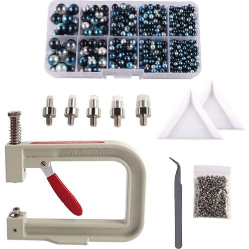 Pearl Setting Machine DIY Handmade Beads Hand Press Tool for Clothes Crafts Fixing Machine Pearl Setting Machine Tools
