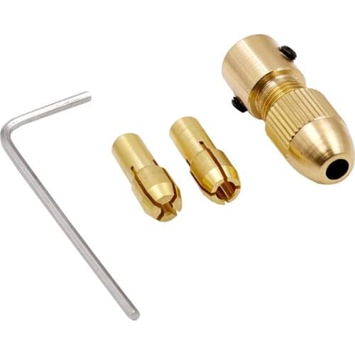 Electric Motor Shaft Mini Chuck Kit Fixture Clamp Small To Drill Bit Micro Chuck Fixing Device Electric Drill Accessories