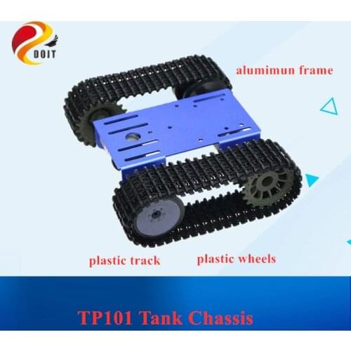 Mini TP101 Smart Tank Chassis Tracked Chassis Remote Control Platform with Dual DC Motor for Arduino DOIT 2018 New Arrival