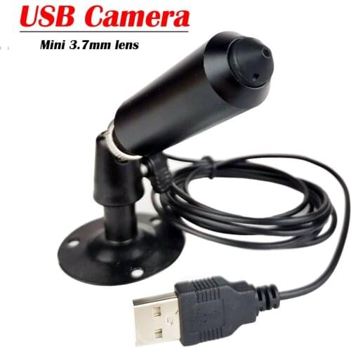 Mini USB Camera 2Megapixel UVC MJPEG 1080P 3.7MM Lens Webcam With Bracket For Linux Windows Video Calling