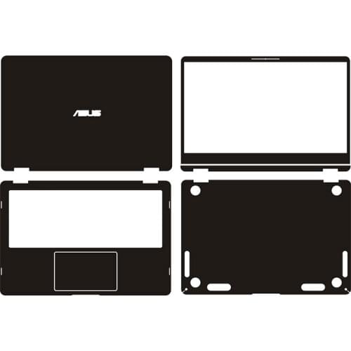 KH Carbon fiber Laptop Sticker Skin Decals Cover Protector for Asus ZenBook3F ZenBook 3F 13.3"