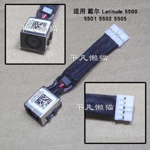 DC Power Jack with cable For Dell Latitude 5500 5501 5502 5505 laptop DC-IN Flex Cable 0W3P6G