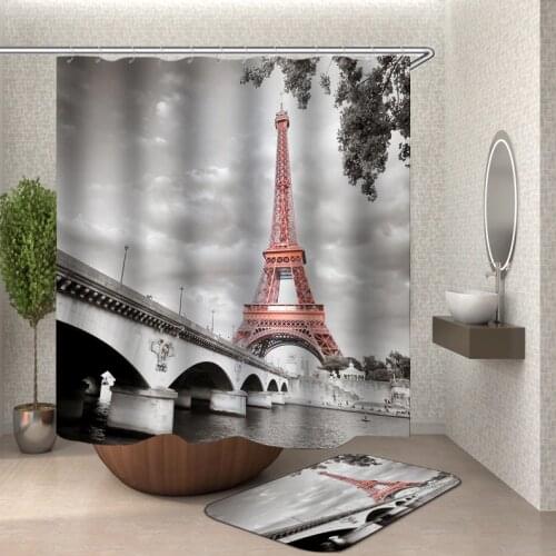 Scence Shower Curtain Home Decoration Bath Shower Curtain Waterproof Fabric Bathroom Curtain Or Mat