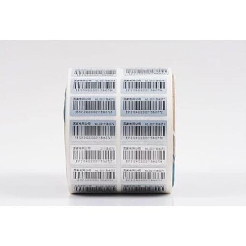 028 Customized stickers bar code, PET label, Self-adhesive label, Free shipping