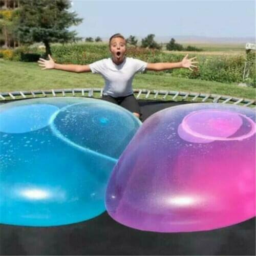 120cm New Outdoor Kids Bubble Ball Children Water Filled Soft Air Bubble Ball Balloon Toy Funny Party Game Kids Gift Inflatable