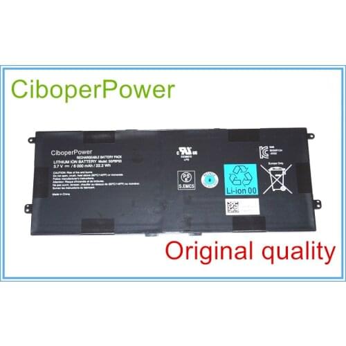 3.7V 22.2Wh Original Quality New Laptop Battery SGPBP03 For Z S SGPT1211 SGPT121US/S SGPBP03 Free Shipping