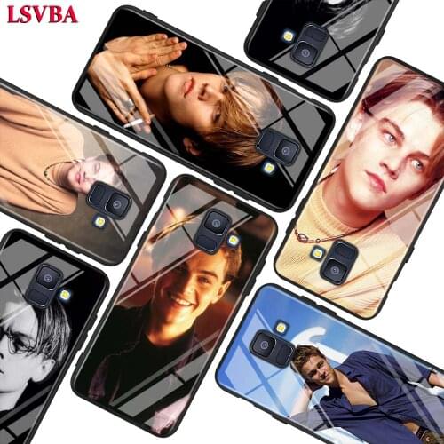 Young Leonardo Dicaprio For Samsung Galaxy A750 A9 A8 A7 A6 A5 A3 Plus 2018 2017 2016 Super Bright Glossy Phone Case Cover