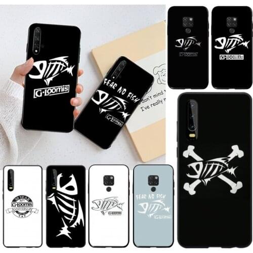 CUTEWANAN Gloomis Go fishing Outdoor Logo Phone Case for Huawei P40 P30 P20 lite Pro Mate 20 Pro P Smart 2019 prime