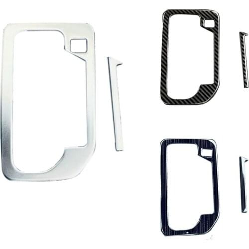 For Suzuki Solio 2020 2021 Stainless Steel Gear Shift Panel Center Console Cover Trim Frame Car Styling Sticker