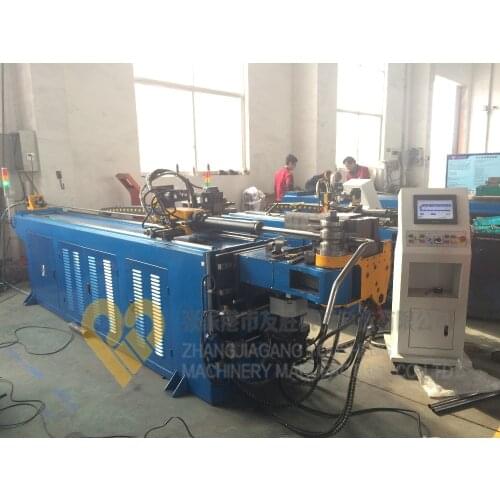 DW-38CNC-4A-2S Two Stacks Pipe and Tube Bending machine for different bending radius in one pipe