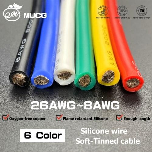 Battery jump cable Silicone wire cable red Black Copper cables wires 30 28 26 24 22 20 18 16 14 12 10 8 6 4 awg awge 6awg 8awg