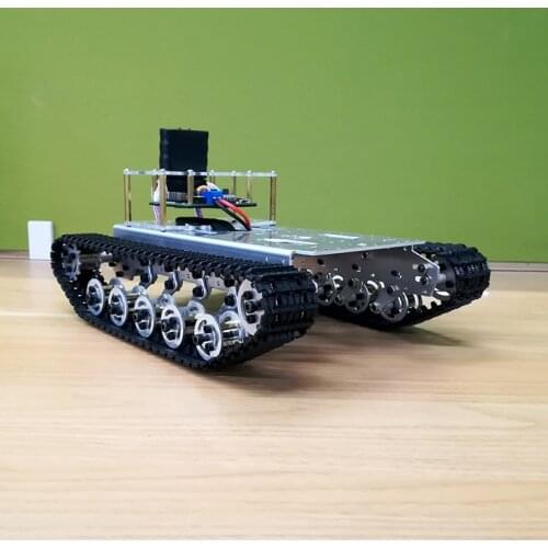 Tracked Chassis With Electronic Shock Absorption Tank STM32 Intelligent Car Robot