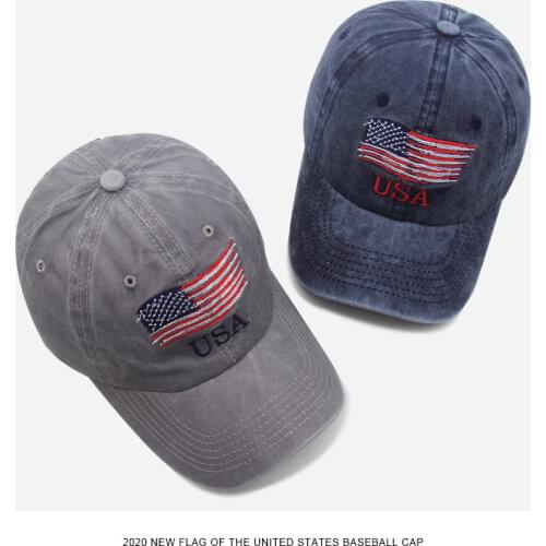 Fashion USA Flag Baseball Cap For Men Women Army American Flag Embroidery Snapback Hat Bone Hip Hop Caps Sun Trucker Hats Gorras