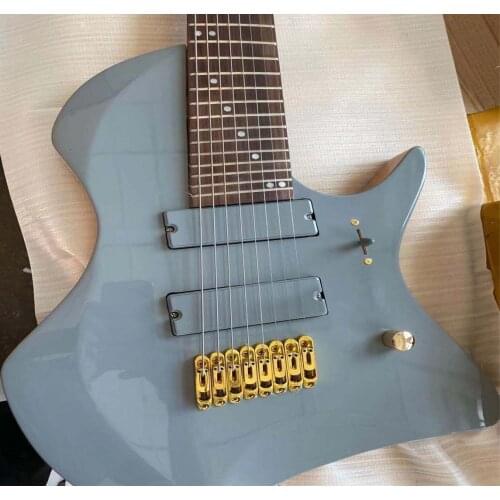 Our factory produces high-quality 8-string electric guitar, rosewood fingerboard, gold accessories, free transportation