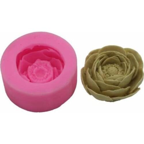 Flower Candle Plaster Silicone Mold DIY Cake Decorating Tools Handmade Soap Silicone Mold Kitchen Accessories Candle Crafts