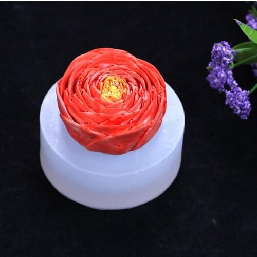 Flower Bud Silicone Mold Car Clay Epoxy Handmade Ornament Decoration Mold 15-865