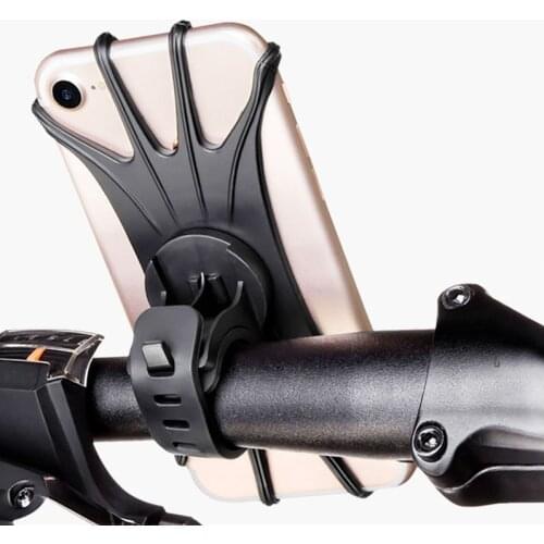 Silicone Bicycle Mobile Phone Holder Balance Bike Motorcycle Holder Phone Accessories Outdoor Riding Bracket