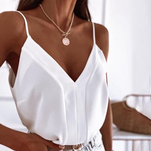 Orange Top Sexy Club Party Women Camis White Black Sleeveless Fashion Femme Clothes Off Shoulder Tank Tops Summer 2021