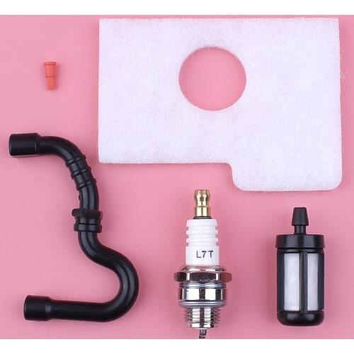 Fuel Air Filter Line Hose Tank Vent Spark Plug Kit For Stihl MS180 MS170 018 017 Chainsaw Spare Parts