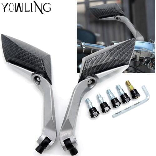 Universal Folding Motorcycle Mirror Handle Bar motorbike Side Mirrors Rearview Mirror M8 M10 For yamaha Honda Suzuki TRIUMPH