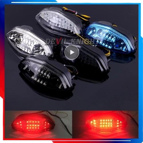 For Suzuki DL 650 DL 1000 V-Strom 2003-2008 2004 2005 Rear Tail Light Brake Turn Signals Integrated LED Light Motorcycle Light
