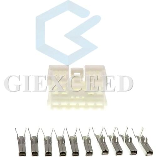 2 Sets 10 Pin Automotive Wire Cable Connector Auto Socket For Car Motor