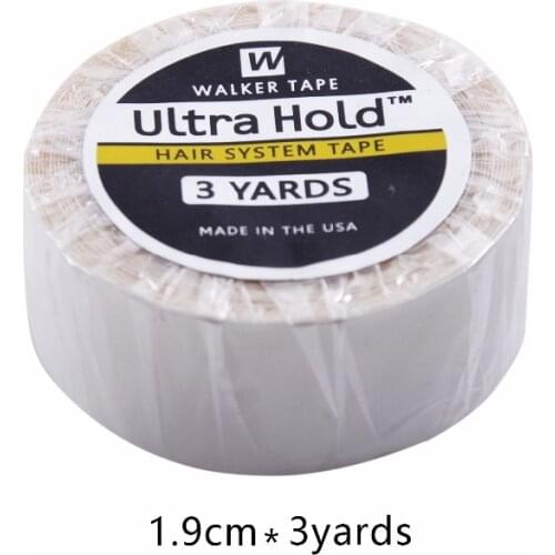 3/4inch*3Yards Ultra Hold Double Sided Tape For Lace Wig/Reapplication Tape Hair Extension/PU Hair Extension/Toupee Hair Glue