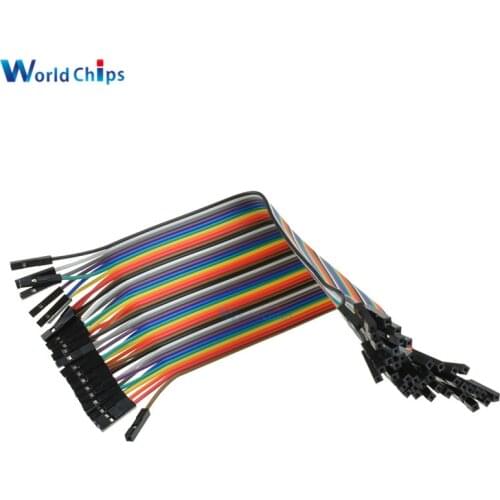 5 x 40PCS Dupont Wire Color Connector Cable 2.54mm 1P - 1P For Arduino