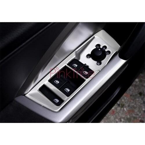 ABS Chrome Window Glass Lift Control Switch Panel Cover Trims For Audi Q3 2019 Car Styling Accessories