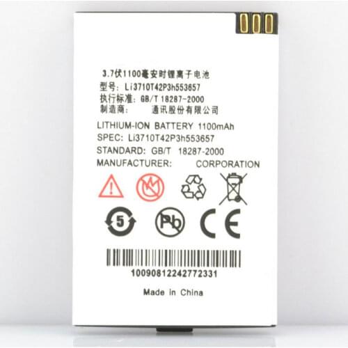 ALLCCX battery battery Li3710T42P3h553657 for ZTE s302 with good quality and best price