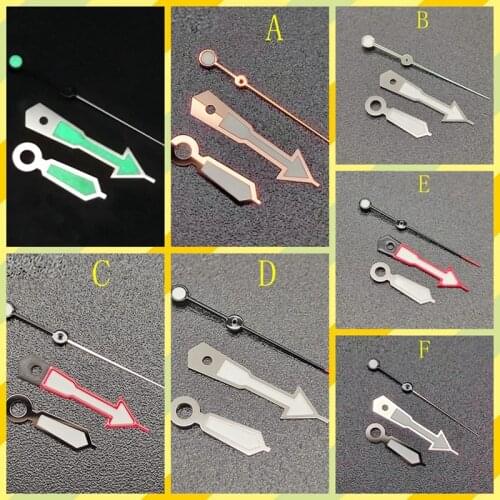 Watch Accessories Luminous Watch Needle Stainless Steel Movement Watch Needle for NH35A NH36 Mechanical Watch Luminous Hands