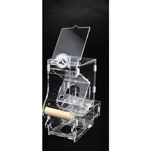 1 pc New Bird Automatic Feeder Bird Food Container Bird Food Feeders For Pigeon Parrot Starling Pet Birds Feeding Equipment