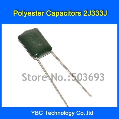 Free Shipping 500pcs/lot Polyester Film Capacitor 2J333J 630V 0.033UF 33NF
