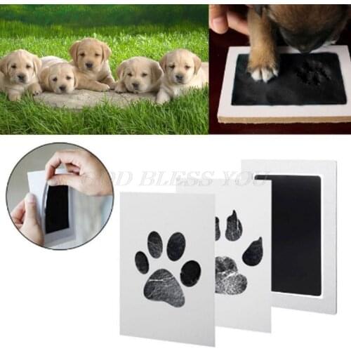 Baby Handprint Footprint Ink Pads Kits Pet Cat Dog Paw Print Souvenir Safe Non-Toxic Gifts Drop Shipping