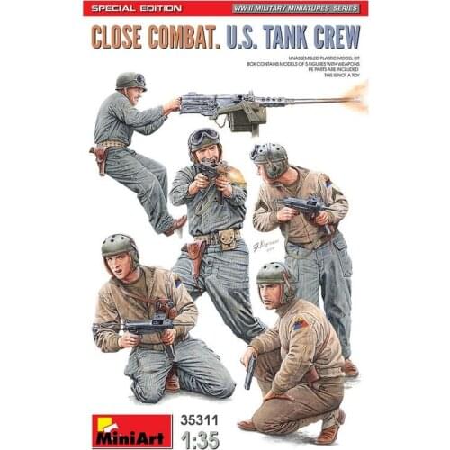 MiniArt 35311 1/35 Scale "Close Combat. U.S. Tank Crew. Special Edition" Model Kit