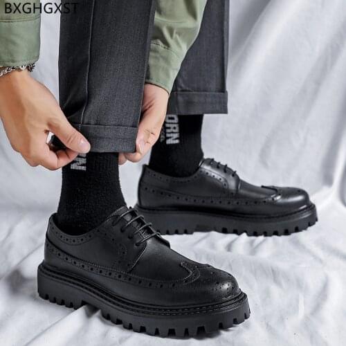 Brogues Men Oxford Suit Shoes for Men 2021 Casual Business Shoes Men Luxury Designer Shoes Men High Quality Chaussure De Homme